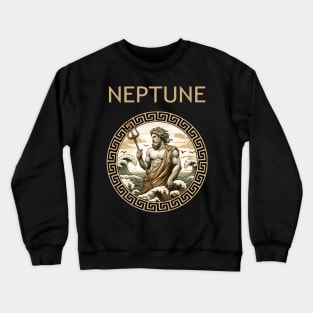 Neptune Roman God of the Sea Crewneck Sweatshirt